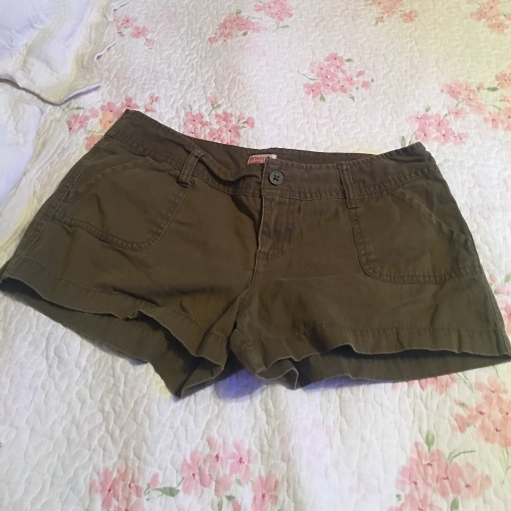 Olive shorts